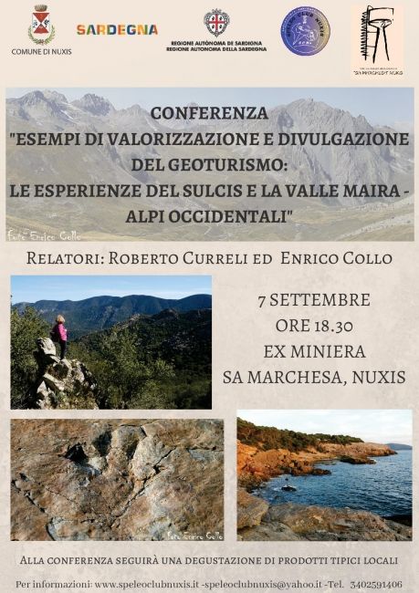 Conferenza: "Esempi di valorizzazione e divulgazione del geoturismo"